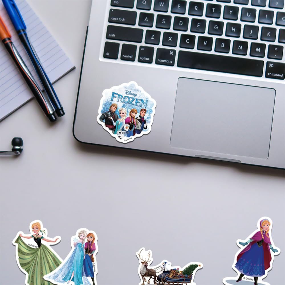XYLL sticker-on-laptop image shows bold, kid-friendly designs with lasting adhesion