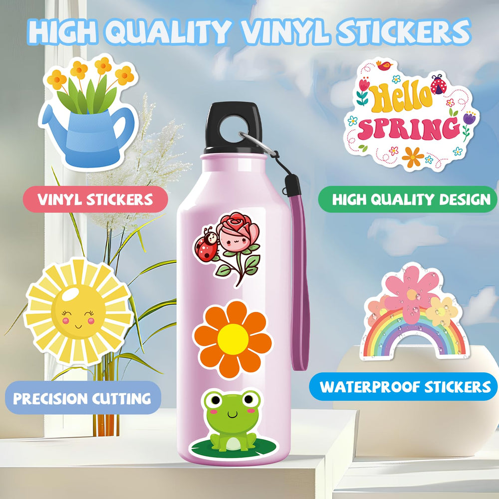 XZENTIRA spring stickers nature ornaments add intricate designs to cards and gift wraps