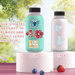XZENTIRA spring stickers notebook craft decor decorate planners and notebooks with cheerful seasonal accents
