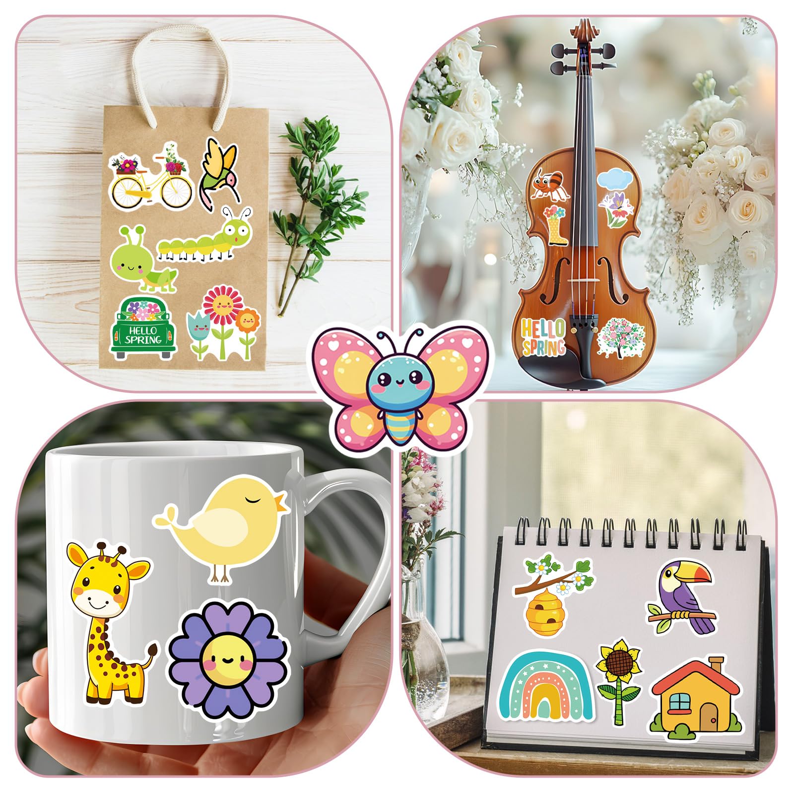 XZENTIRA spring stickers water bottle decoration stays vibrant through daily use