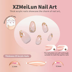 XZMeiLun included nail file and removal stick for quick fitting and safe removal.