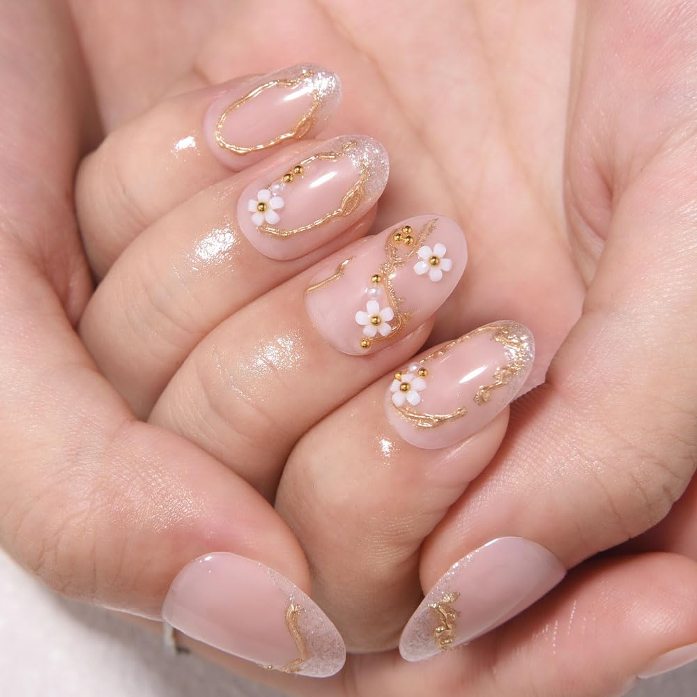 XZMeiLun short round acrylic nails offering quick DIY manicure