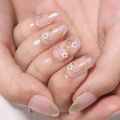 XZMeiLun short round acrylic nails offering quick DIY manicure