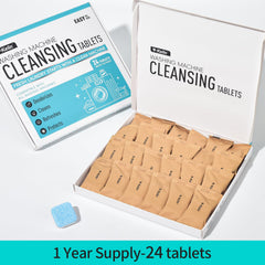 Y-Kelin tablets residue breakdown action demonstrates deep-cleaning power for hard-to-reach areas.