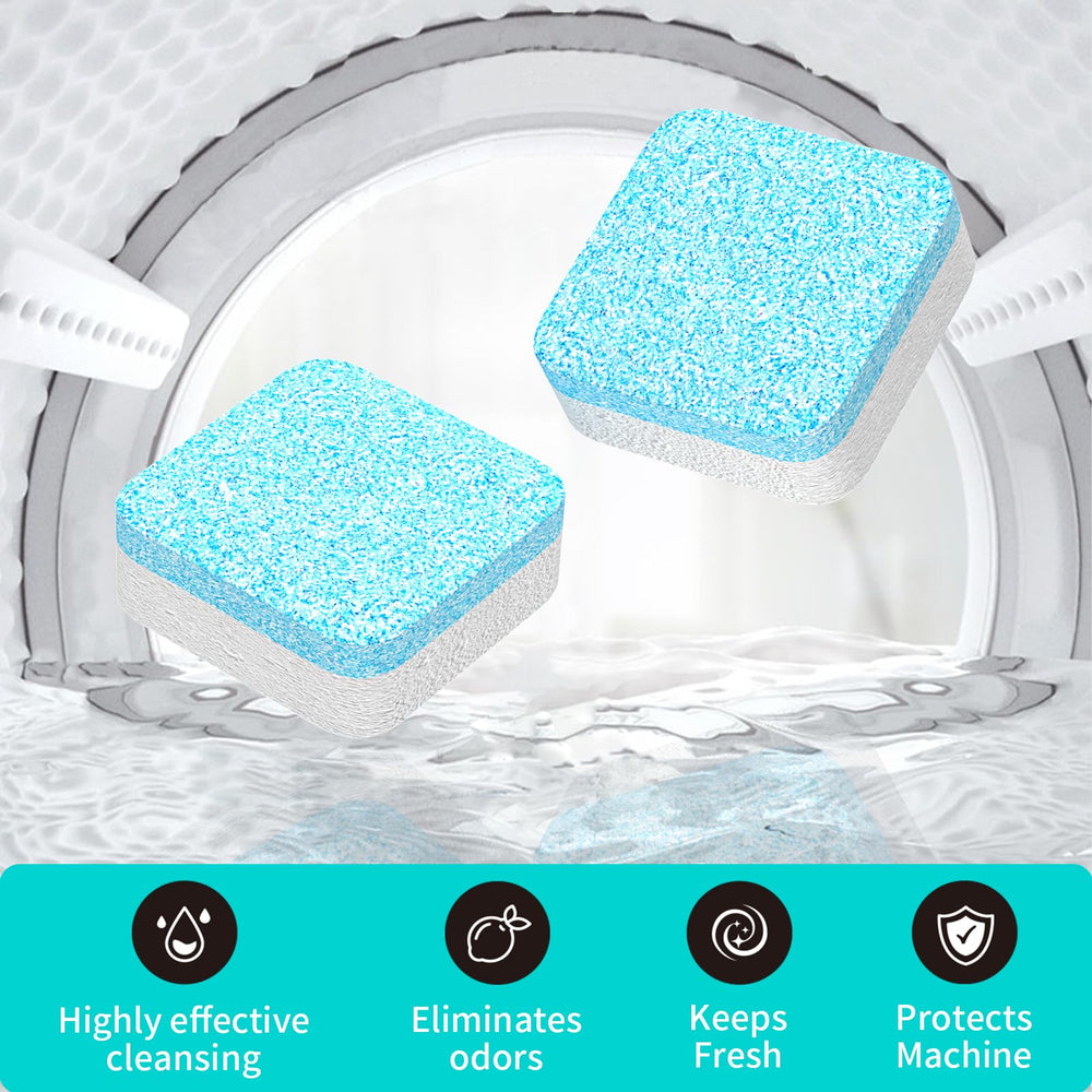 Y-Kelin washing-machine cleaner safe for HE and front-load models.