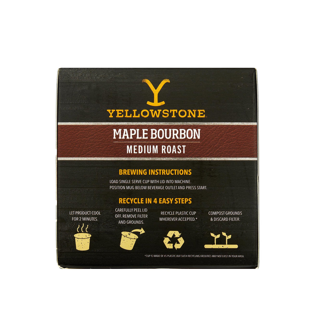 Y Yellowstone 100% Arabica beans ensure a clean, full-bodied cup.