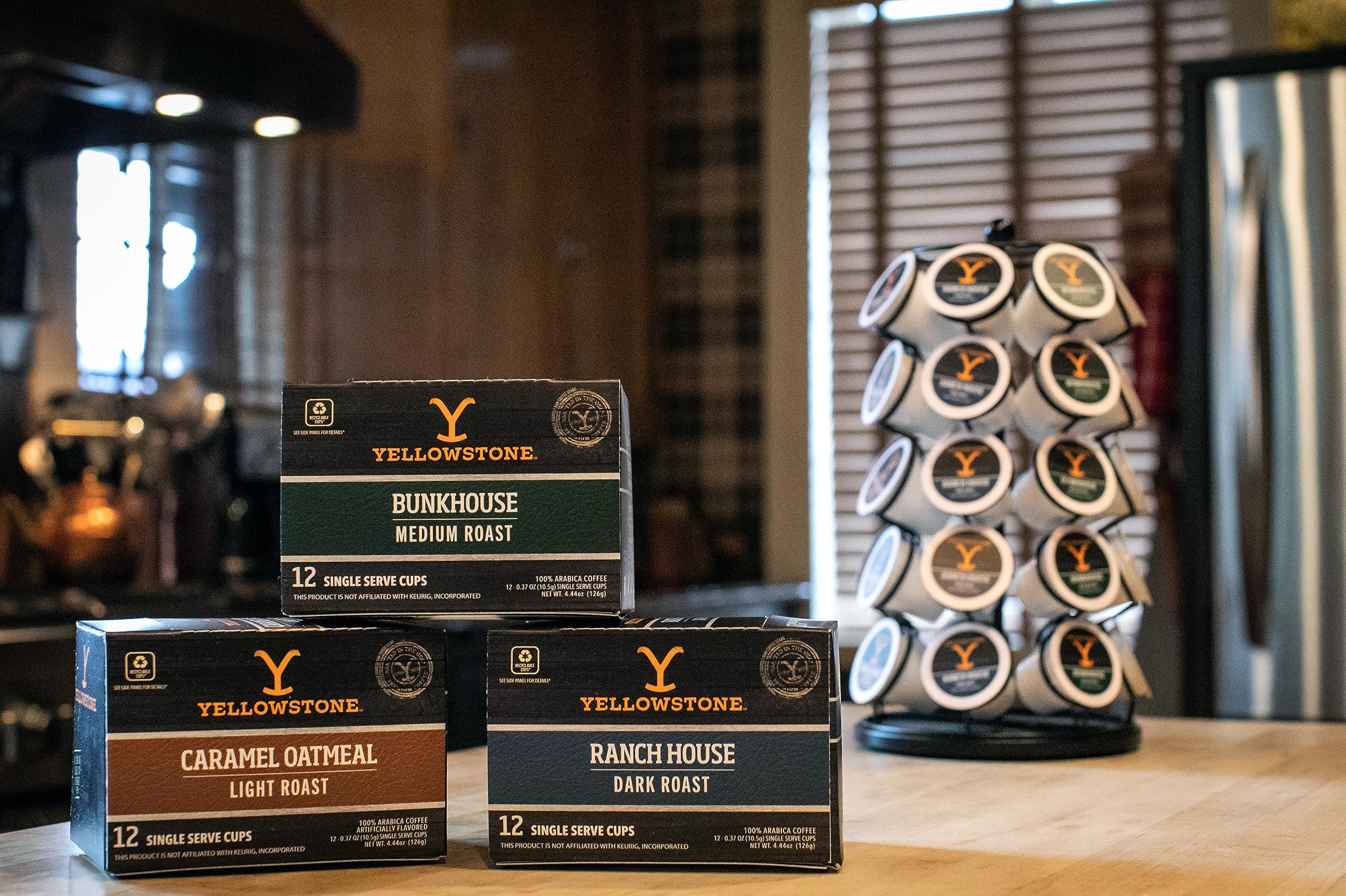 Y Yellowstone single-serve pods fit most brewers for fast, reliable mornings.