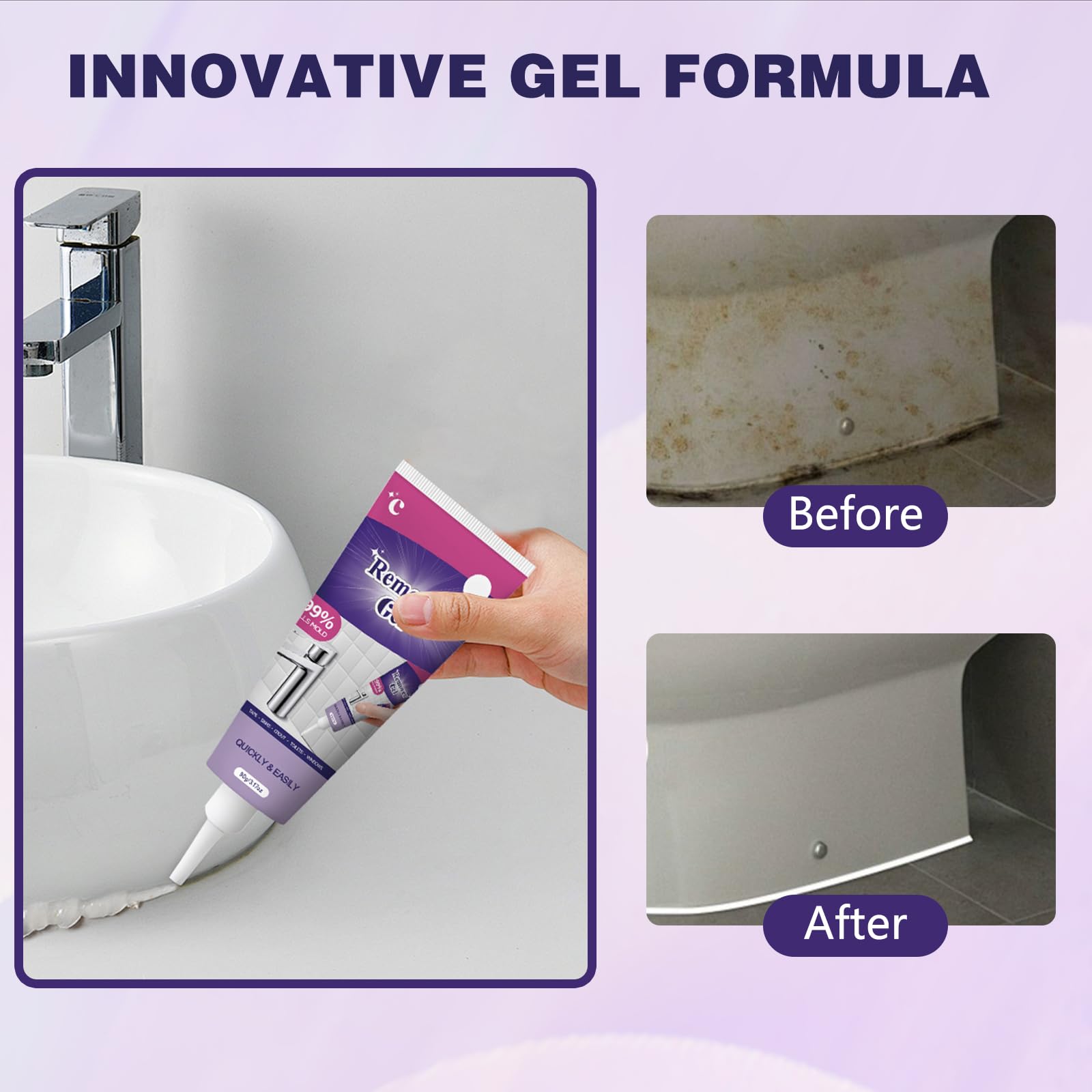 YADUO remover gel cleaning bathroom tile grout between tiles