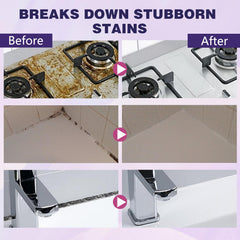 YADUO gel used on kitchen counter grout for deeper cleaning