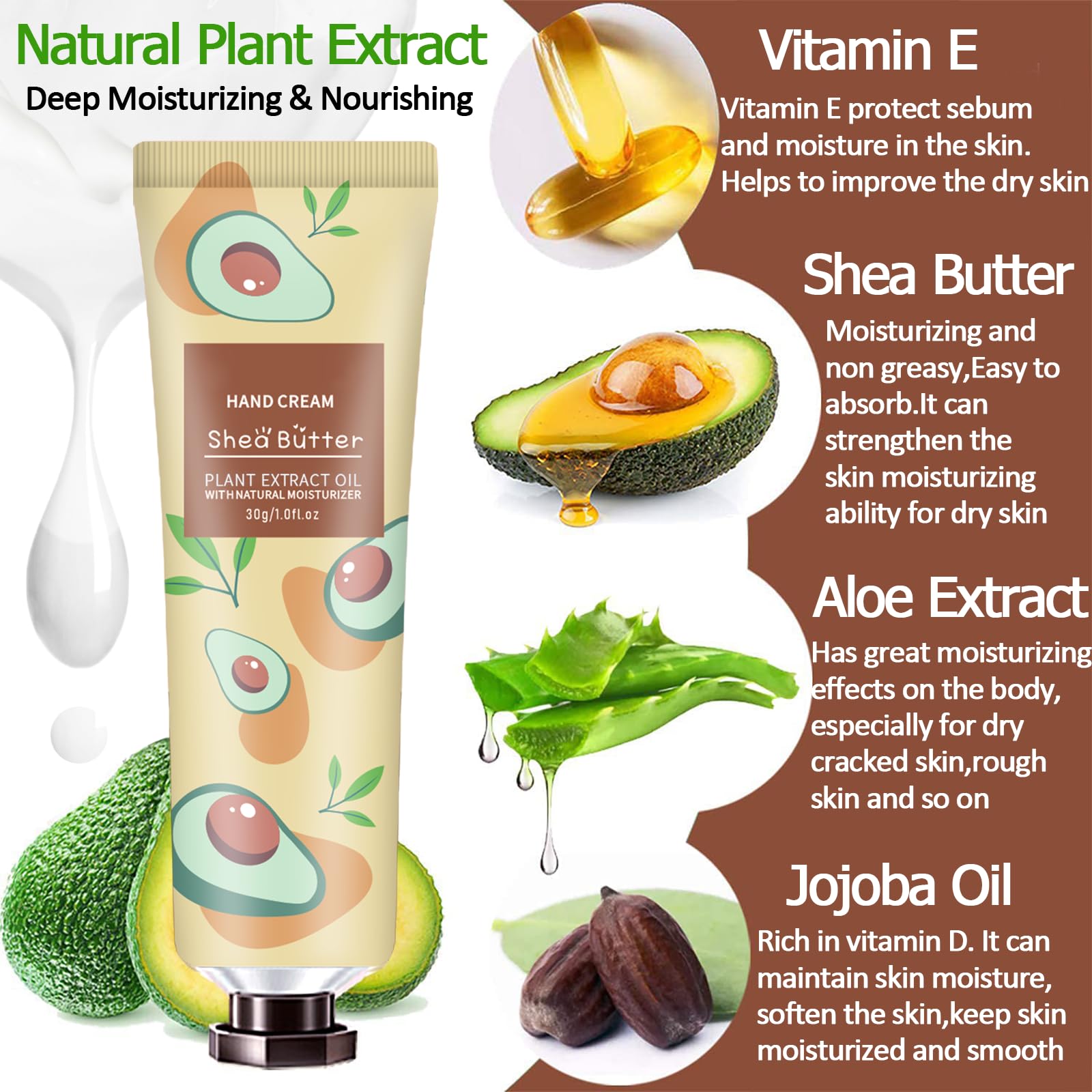 YAERZI lavender hand cream fragrance delivers calming scent with quick-absorption hydration.