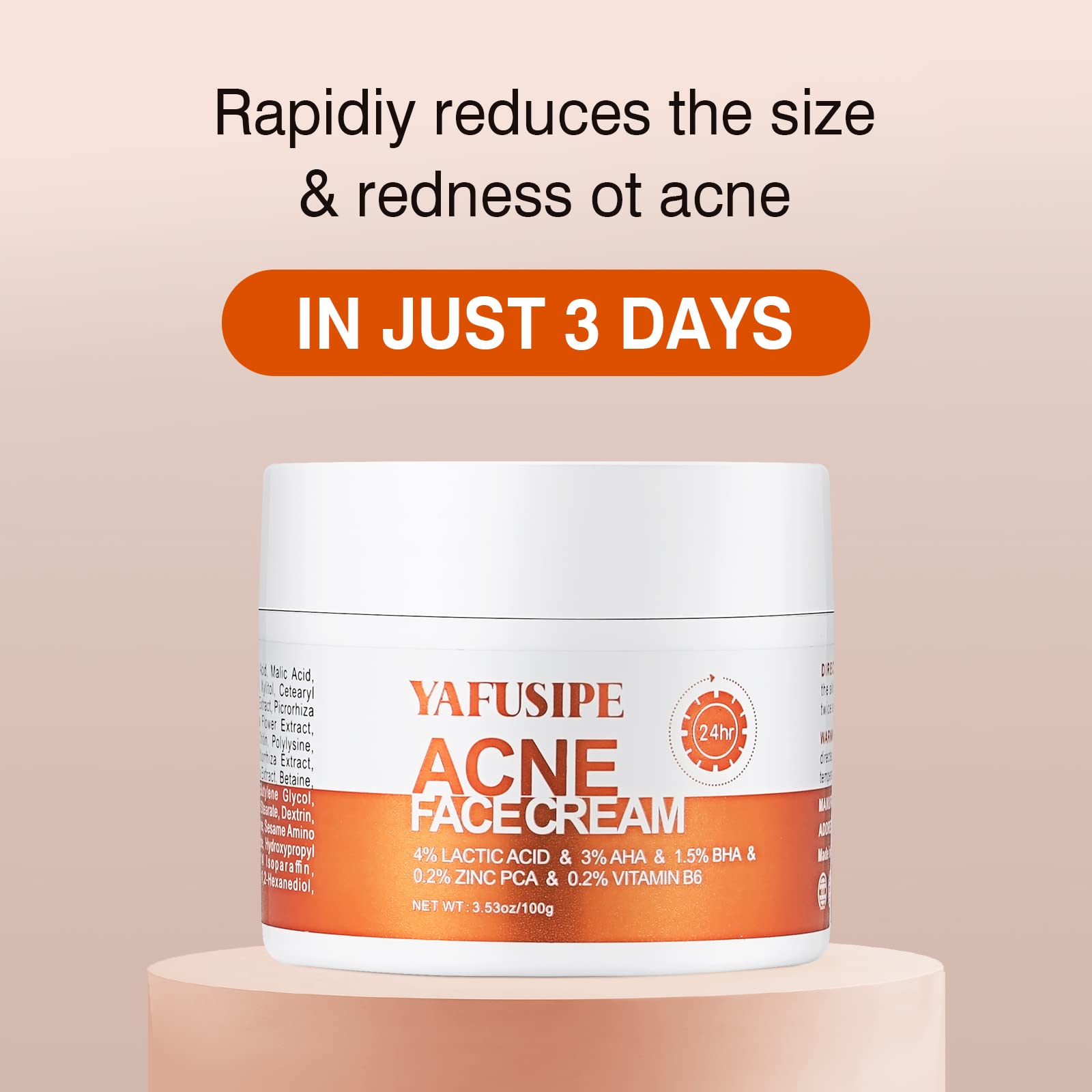 YAFUSIPE acne dots close-up showing precise spot care use.
