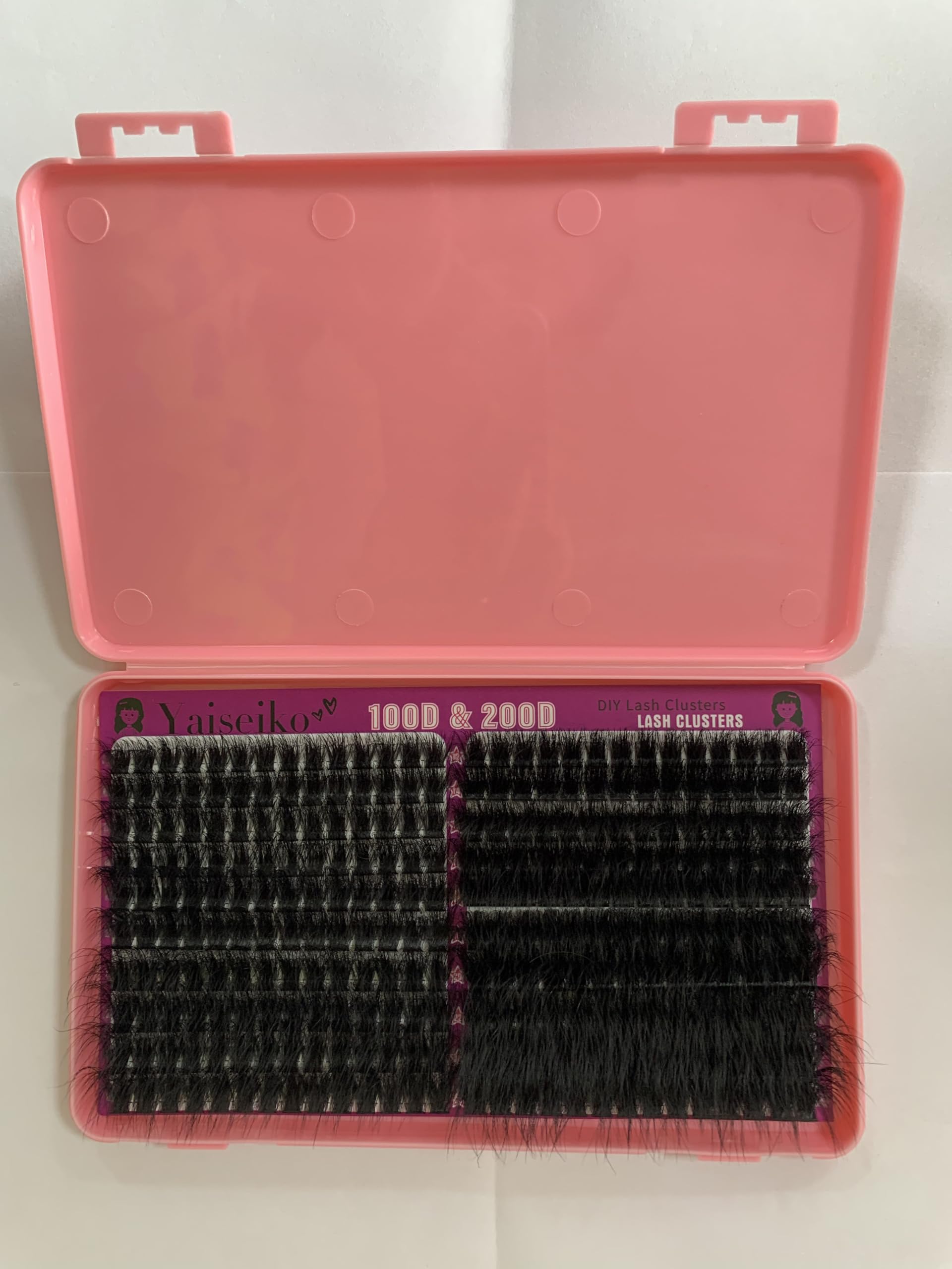 Yaiseiko 280-piece pack provides multiple lash combinations.