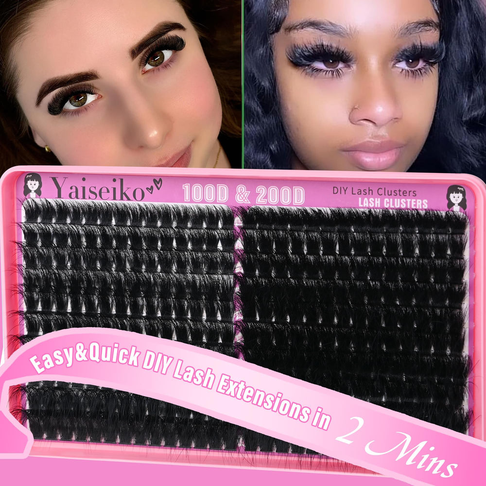 Yaiseiko plant-fiber lashes are soft and lightweight on lids.