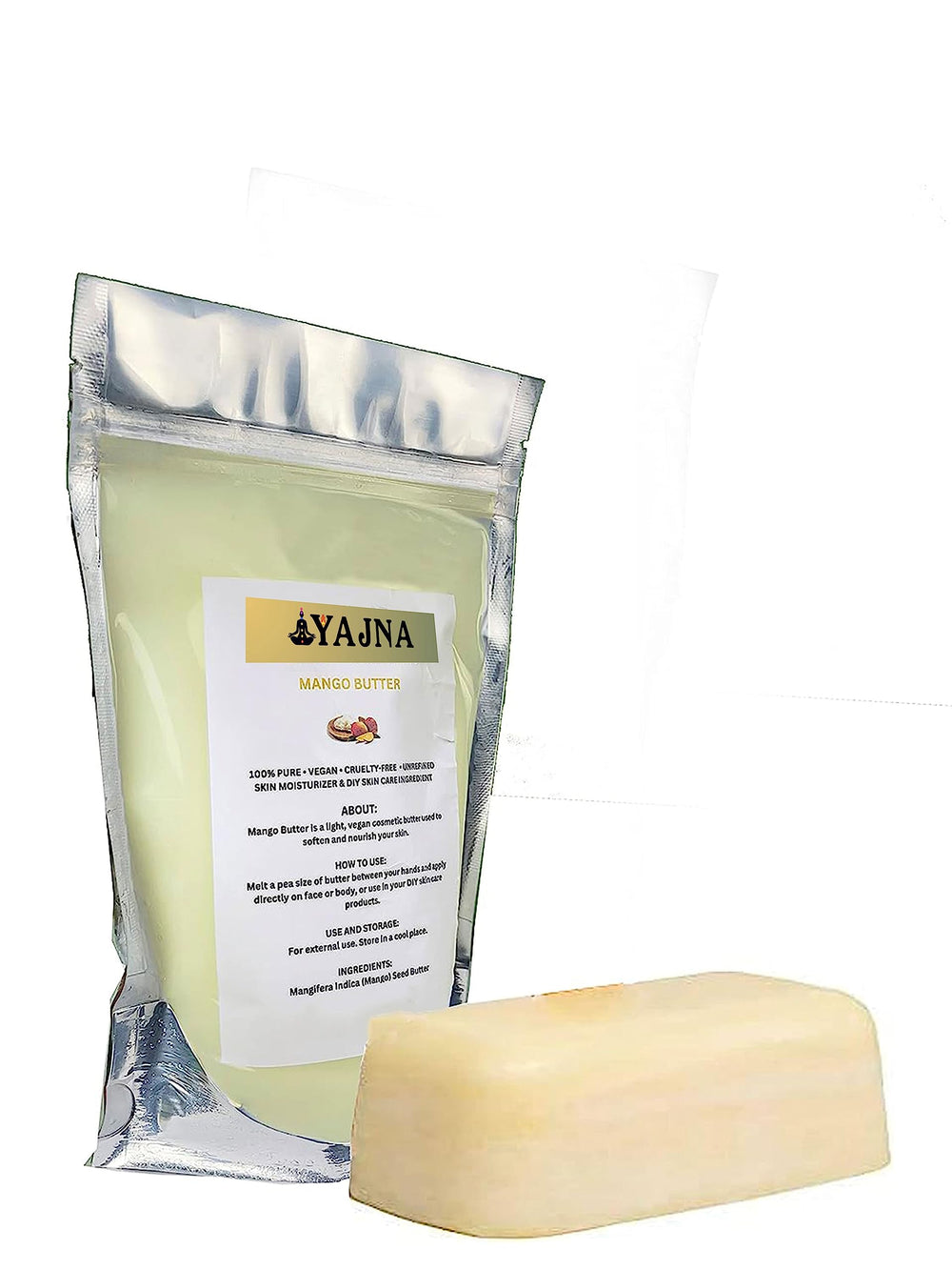 Elbow patch treated with Yajna mango butter for smoothing and nourishment.