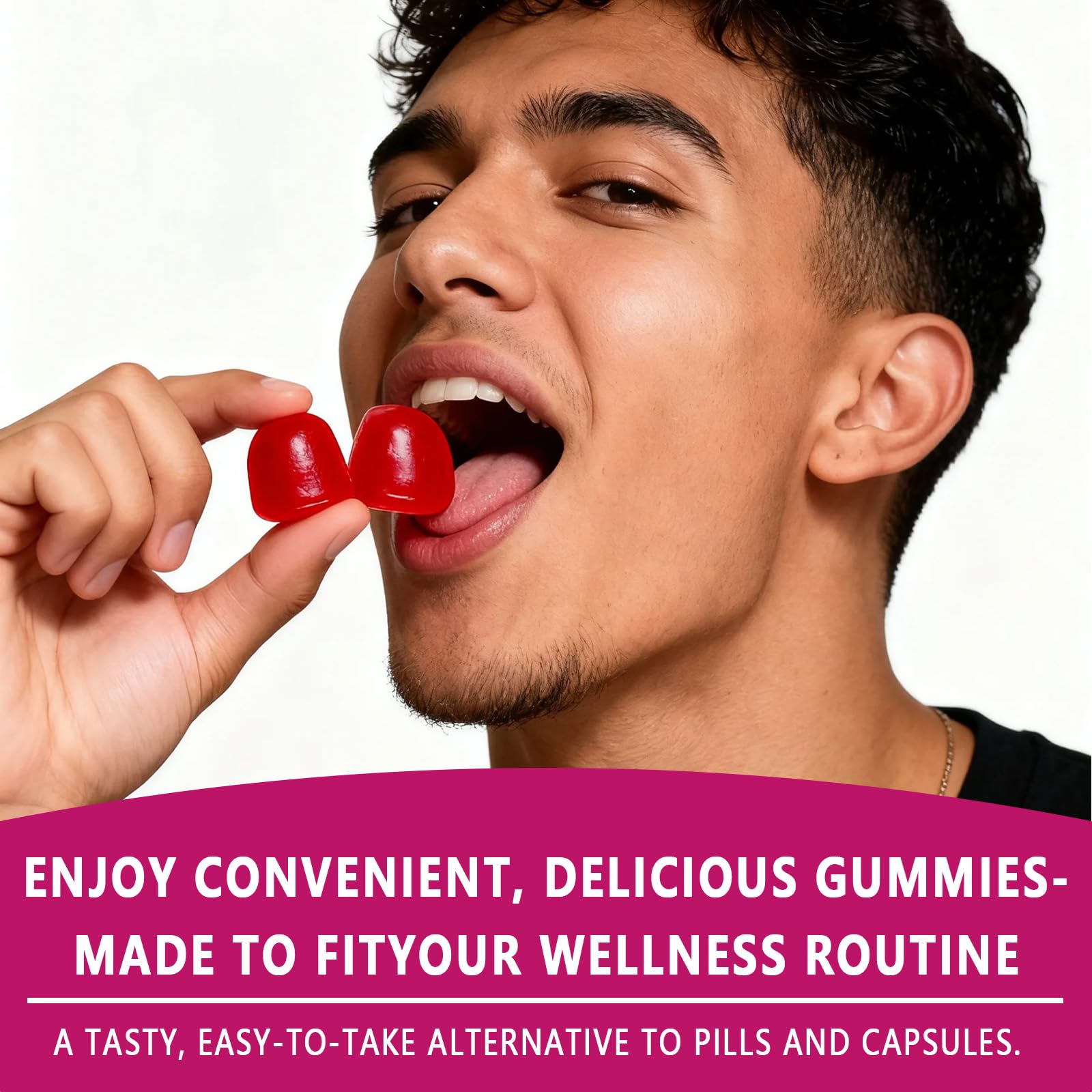 Daily-use ritual with water for Yalei Beet Root Gummies