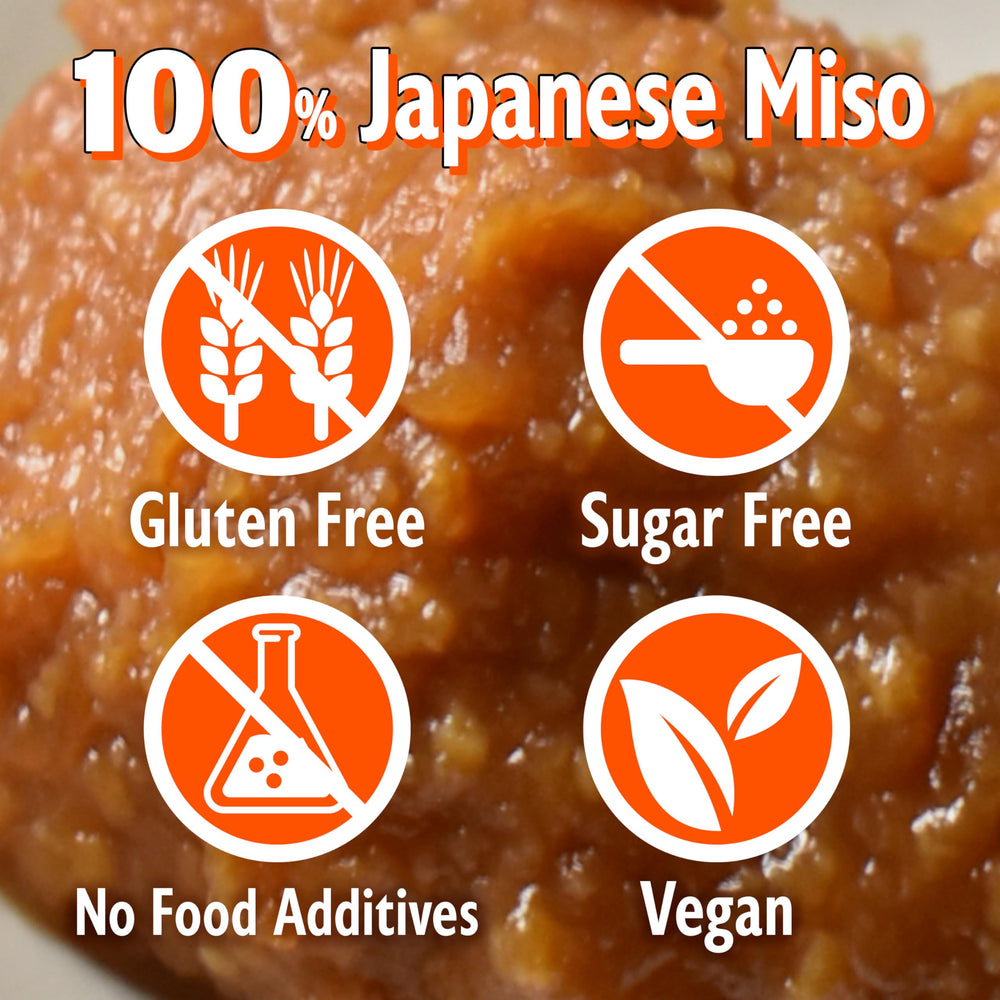 Versatile miso powder topping for meat, tofu, and vegetables.