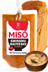 YAMASAN KYOTO UJI red miso paste tube for quick, authentic miso soup.