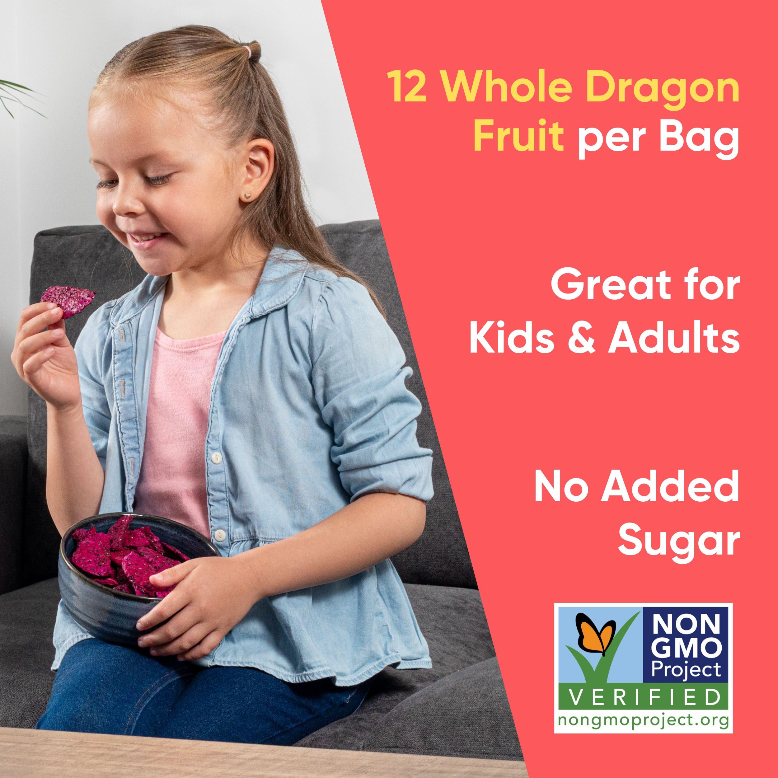 Yammy Dragon Fruit Chips paired with a refreshing drink for tropical flavor.