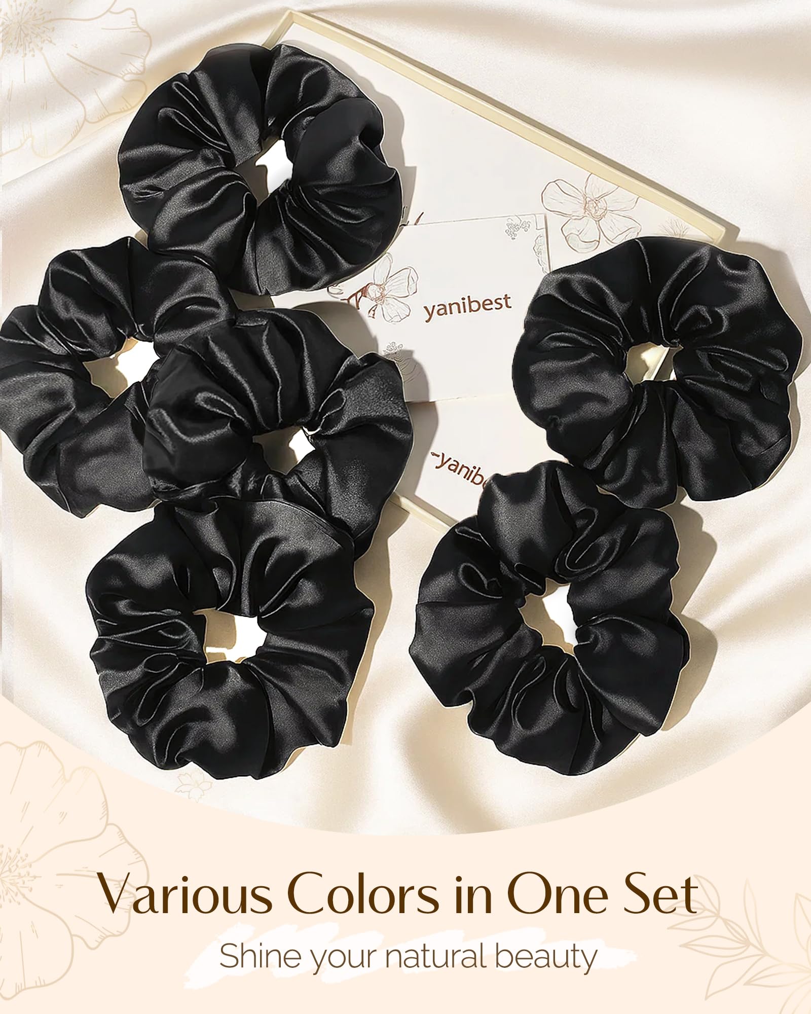 Yanibest care tips for washing satin scrunchies