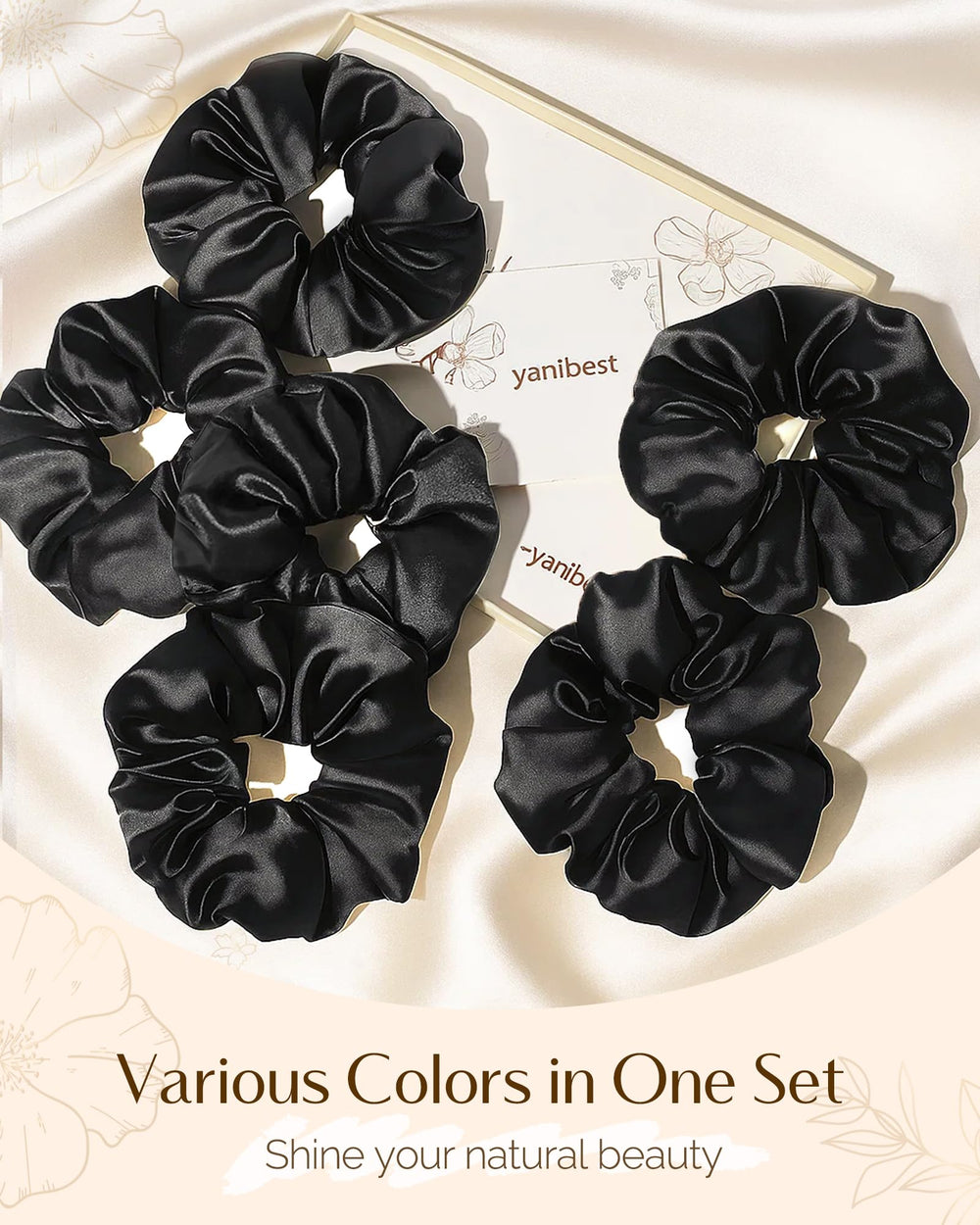 Yanibest care tips for washing satin scrunchies