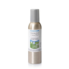 Yankee Candle Clean Cotton mist for immediate fragrance when sprayed.