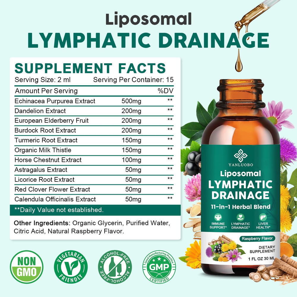 YANLUOBO vegan, alcohol-free drops in a natural setting