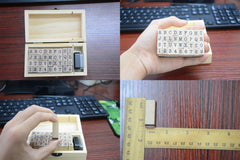 Yansanido alphabet stamps enable personalized cards and scrapbooks