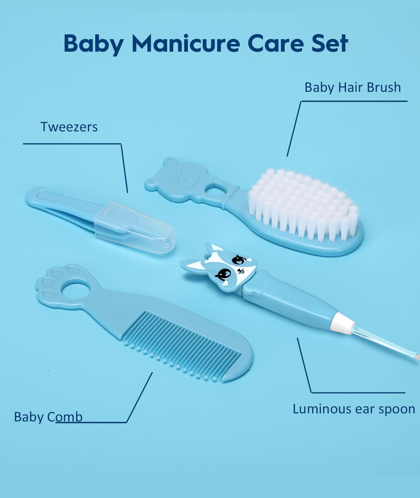 YASEW baby hair brush for delicate scalp care