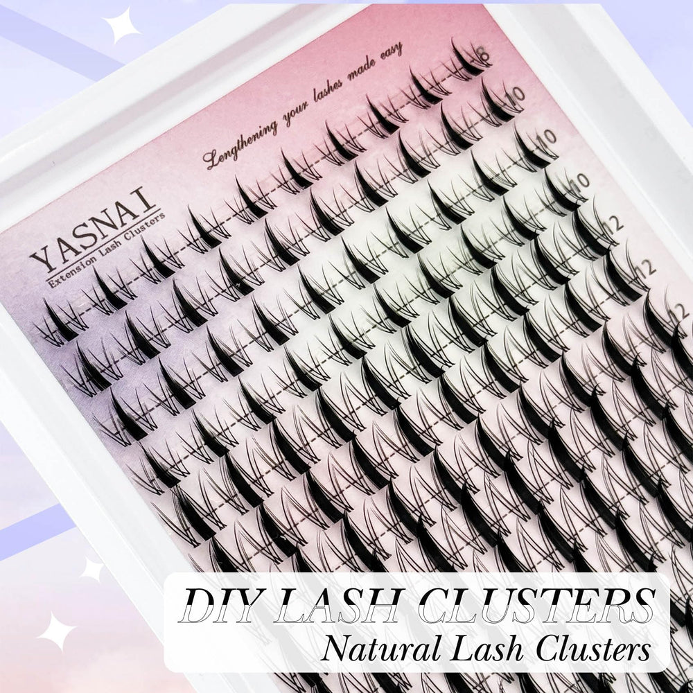 YASNAI 140pcs pack offers a budget-friendly DIY lash art option.