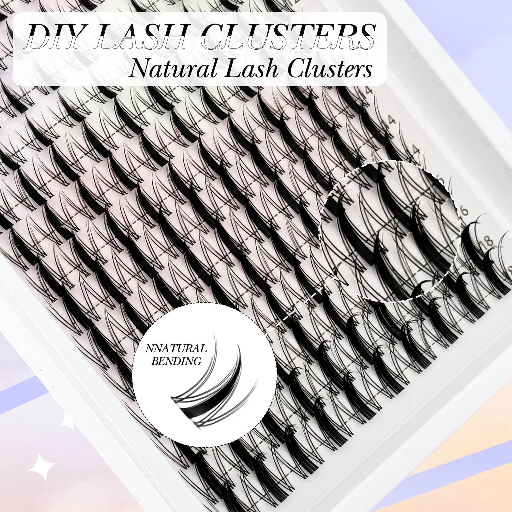YASNAI 8-18mm length range enables customization for different eye shapes.