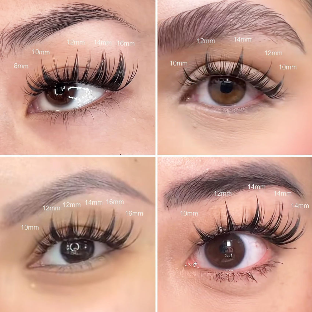 YASNAI Wet-Look Spiky Anime Lashes deliver bold texture for standout style.