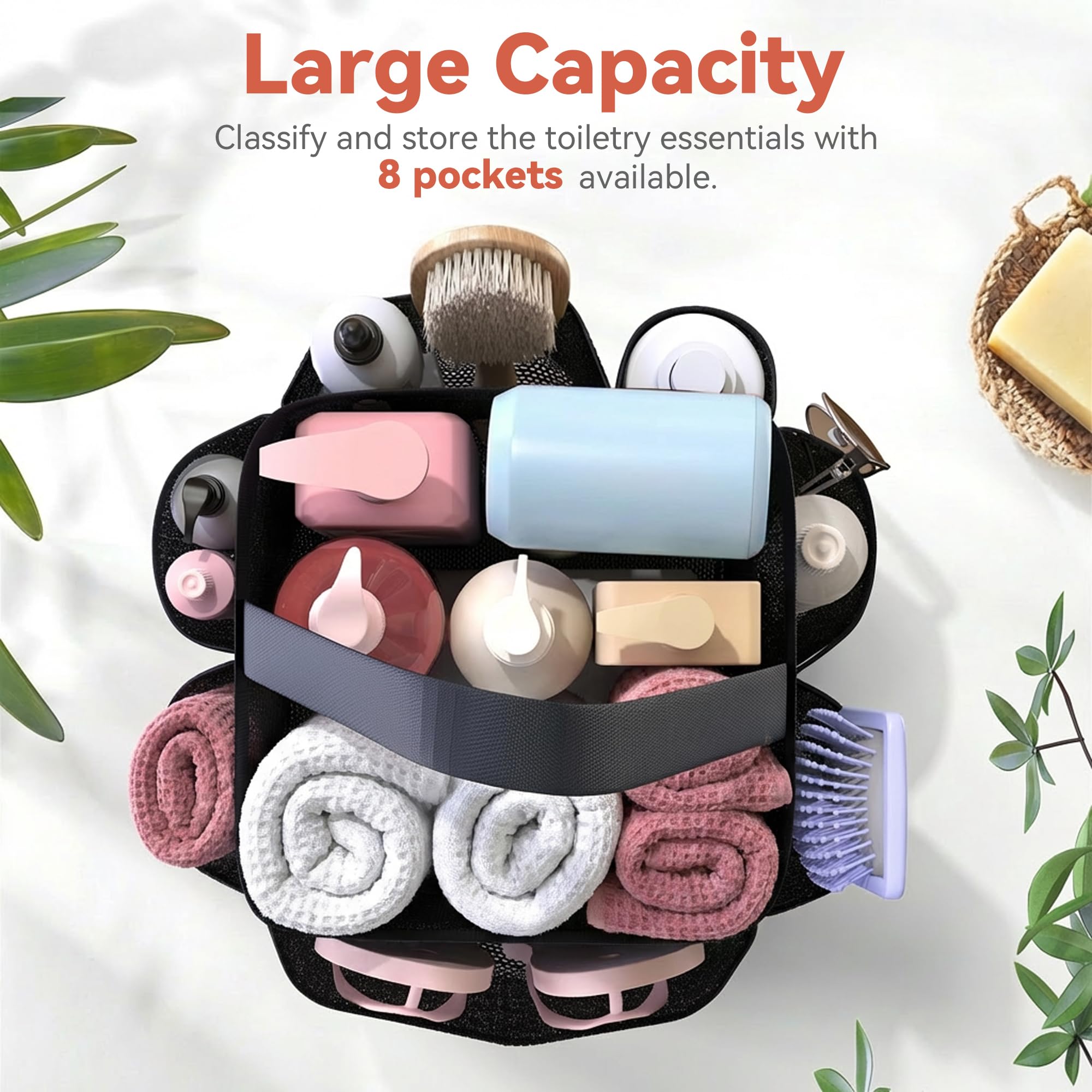 Breathable quick-drying mesh drains water after showers
