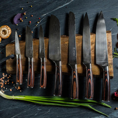 Yatoshi Knives 8-inch chef knife ready for precise chopping