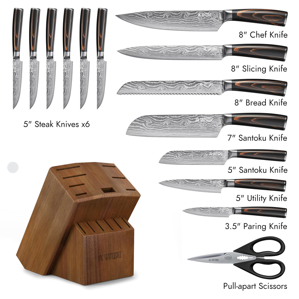 Yatoshi Knives 8-inch slicing knife for even, controlled cuts