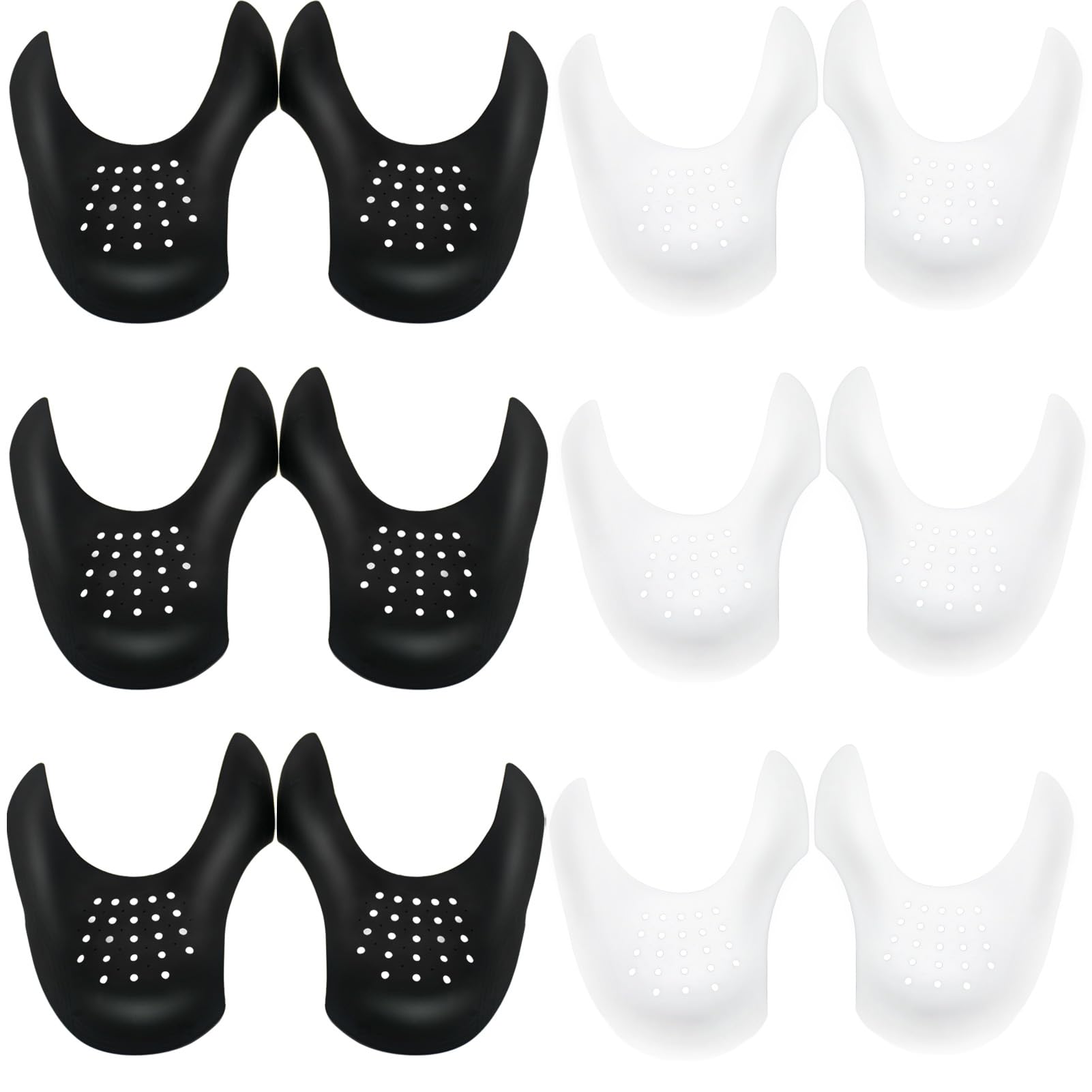 YAUNLEL crease protectors black pack front view prevent creases and preserve shape.