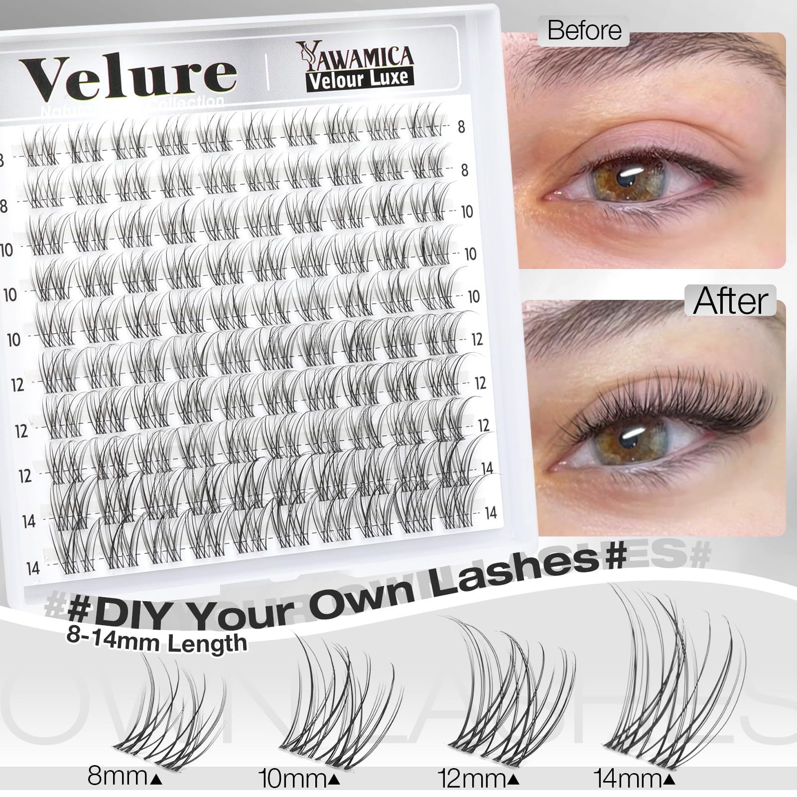 Yawamica Velure 3 minute application is ideal for busy mornings.