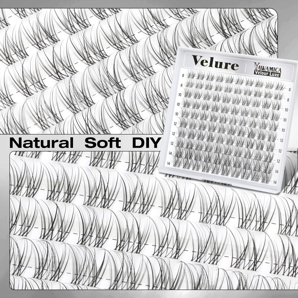 Yawamica Velure ready-to-use lashes are designed for natural daily wear.