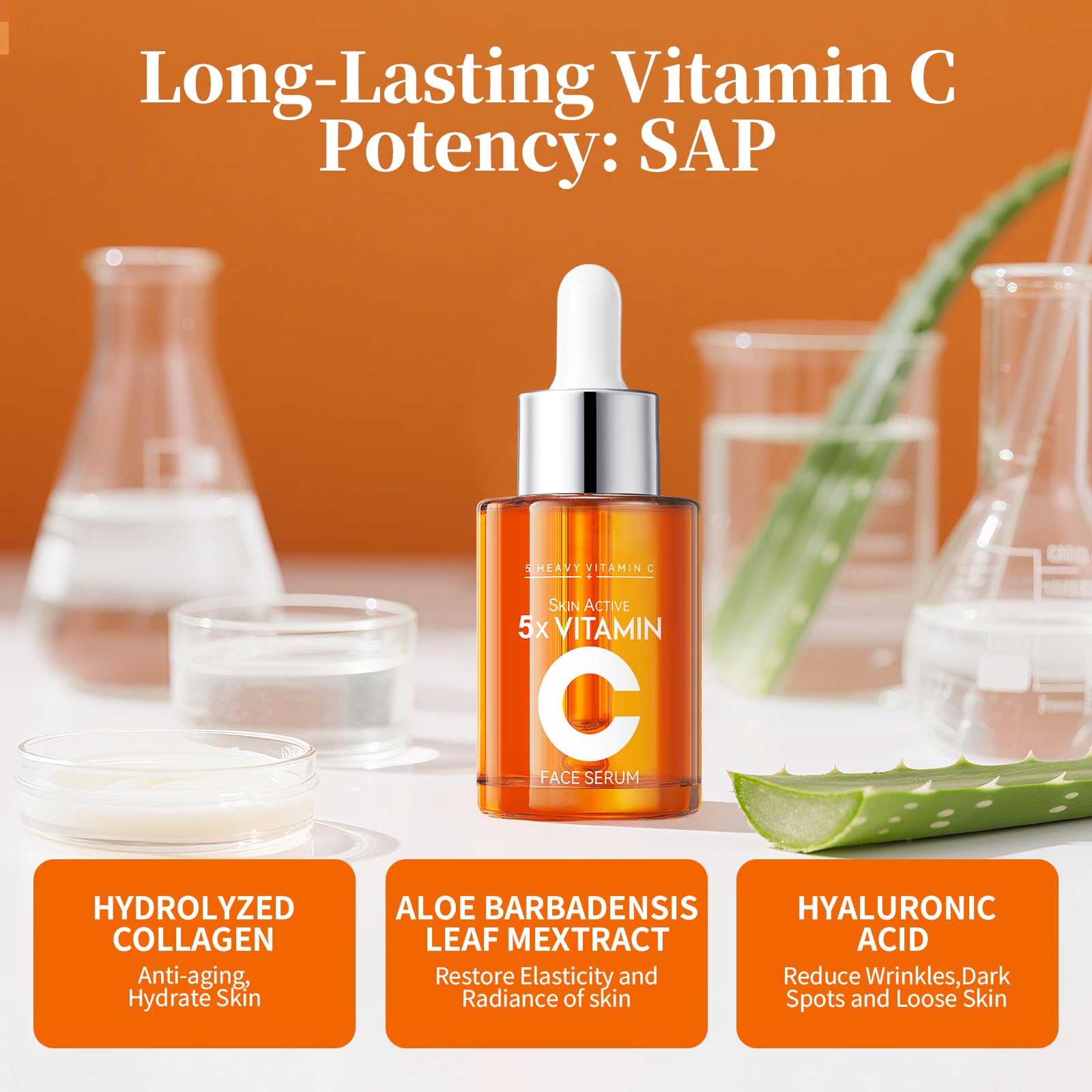 Applying Yayabb Vitamin C Serum on skin demonstrates hydration and smooth feel