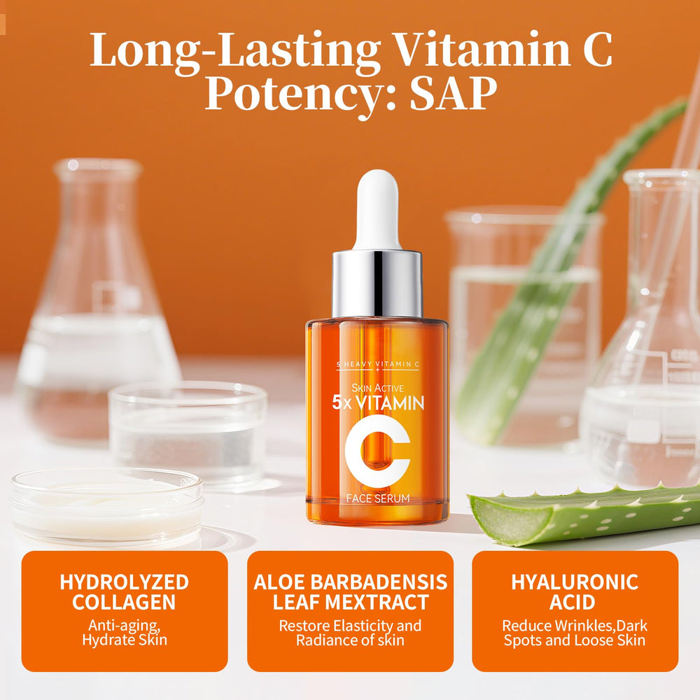 Applying Yayabb Vitamin C Serum on skin demonstrates hydration and smooth feel