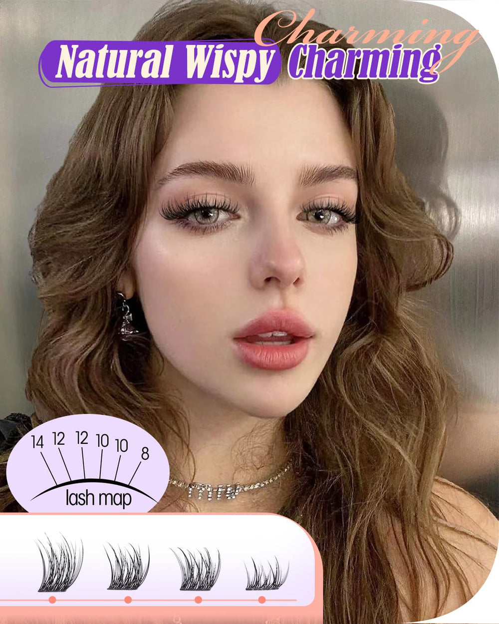 YDAGKH invisible-band lashes lie flat for undetectable wear