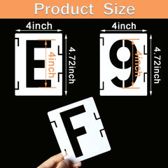 YEAJON symbol stencil set with six styles for varied signage.
