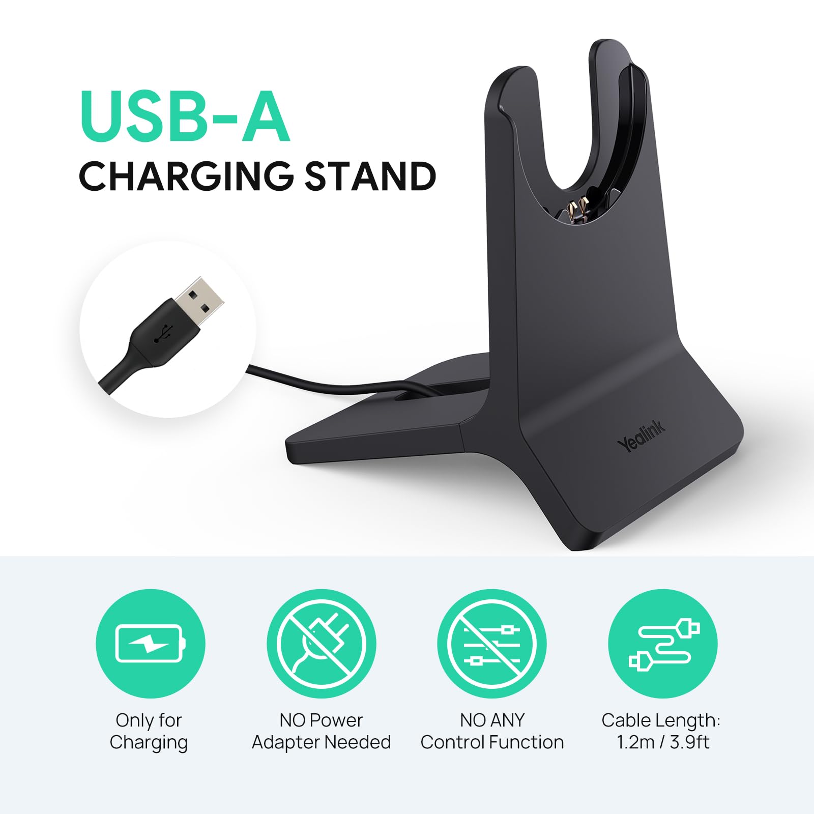 Yealink BH70 dongle-setup shows USB-C/A dongle included.