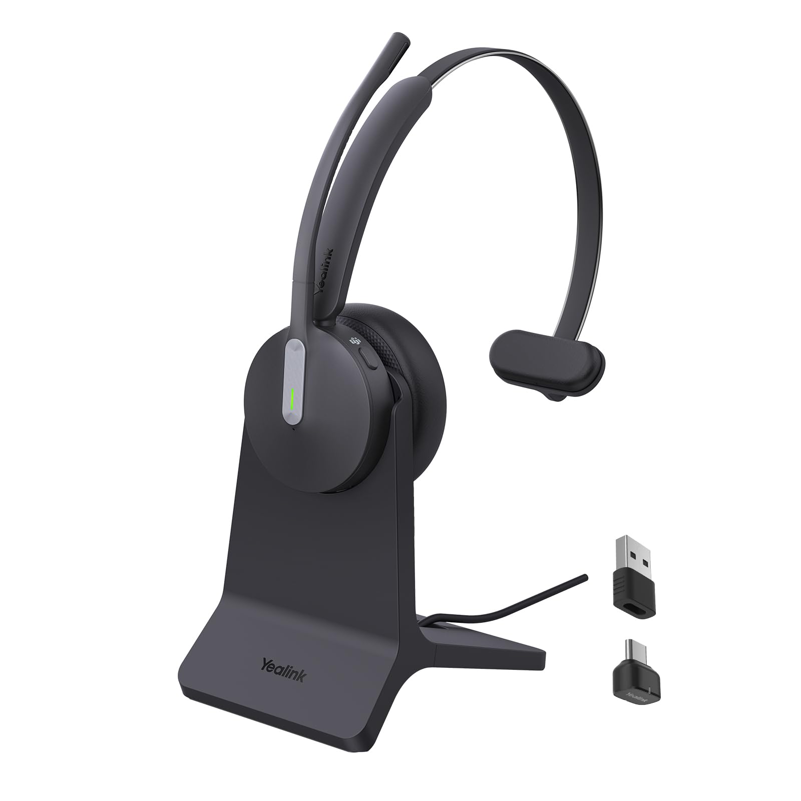 Yealink BH70 mono headset front view for business calls
