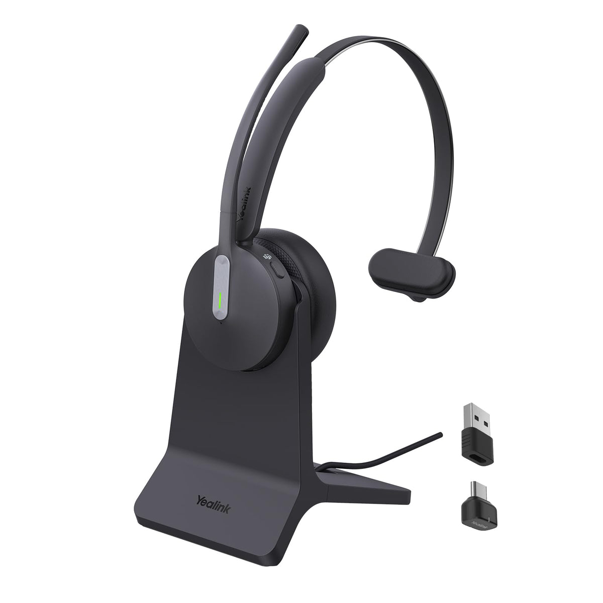 Yealink BH70 mono headset front view for business calls