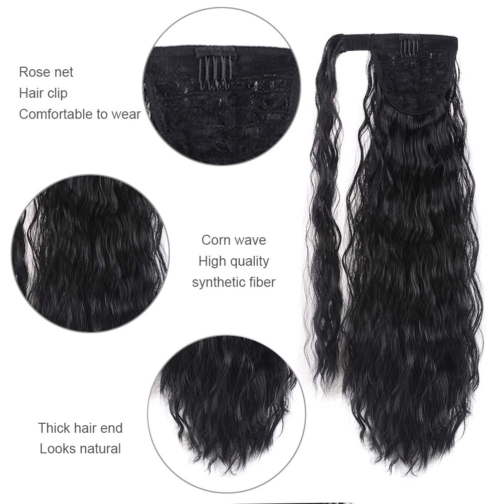 YEAME five comb clips securely grip the ponytail