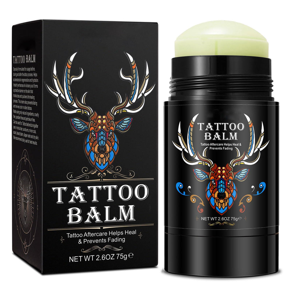 Yecuce tattoo aftercare balm in a tube for easy, mess-free application.