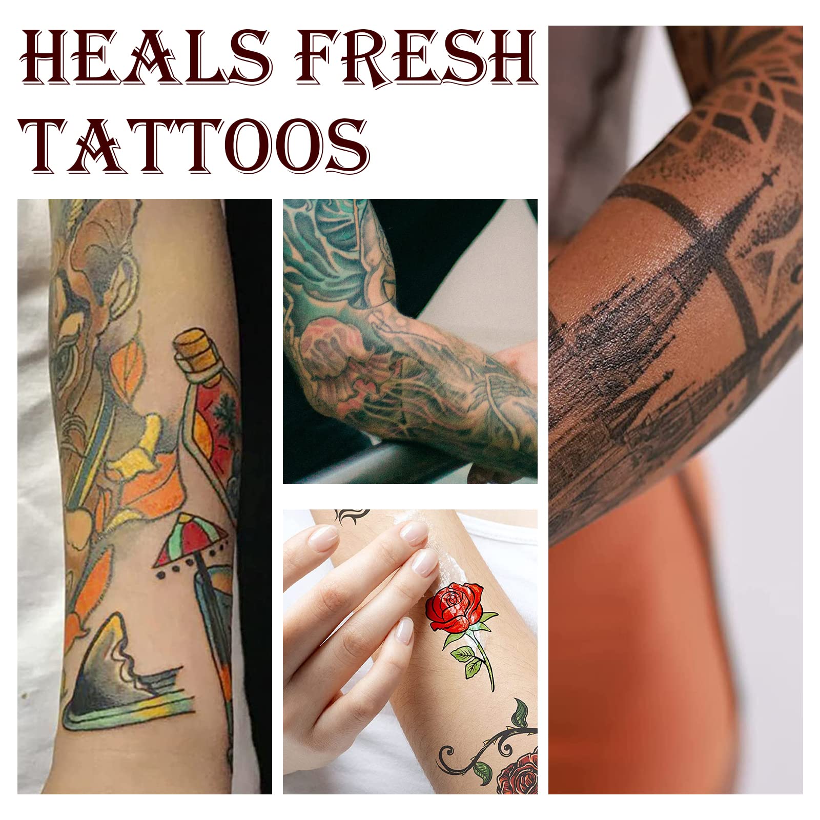Yecuce balm for new tattoos supports comfortable healing.