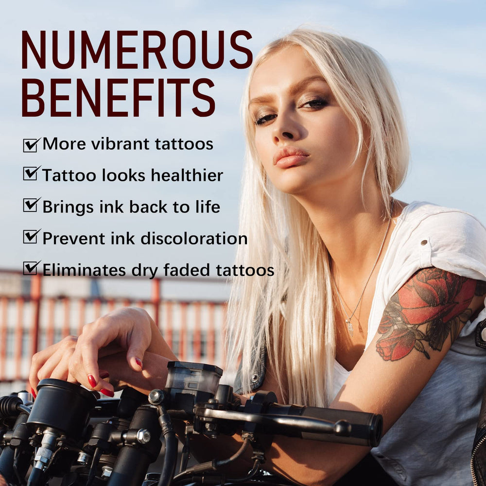 Yecuce colors appear brighter on older tattoos after balm use