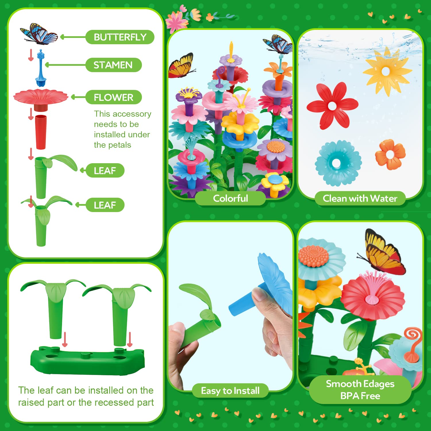 YEEBAY stem sticks bent and forked for realistic flower shaping