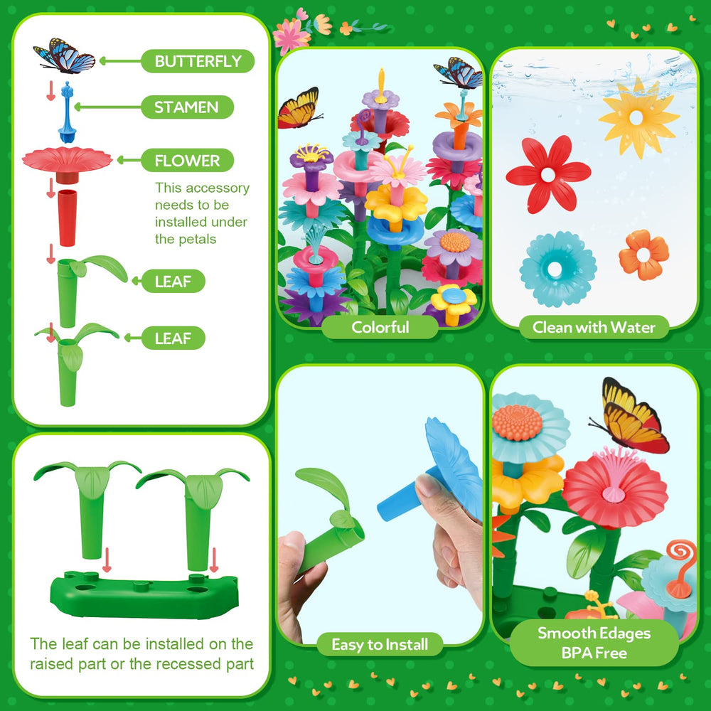 YEEBAY stem sticks bent and forked for realistic flower shaping